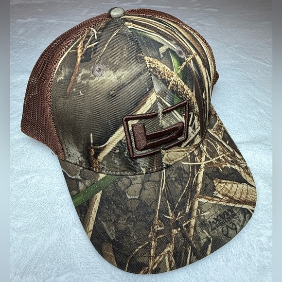 Banded Trucker Camo Cap in Max7 - Picture 1 of 12